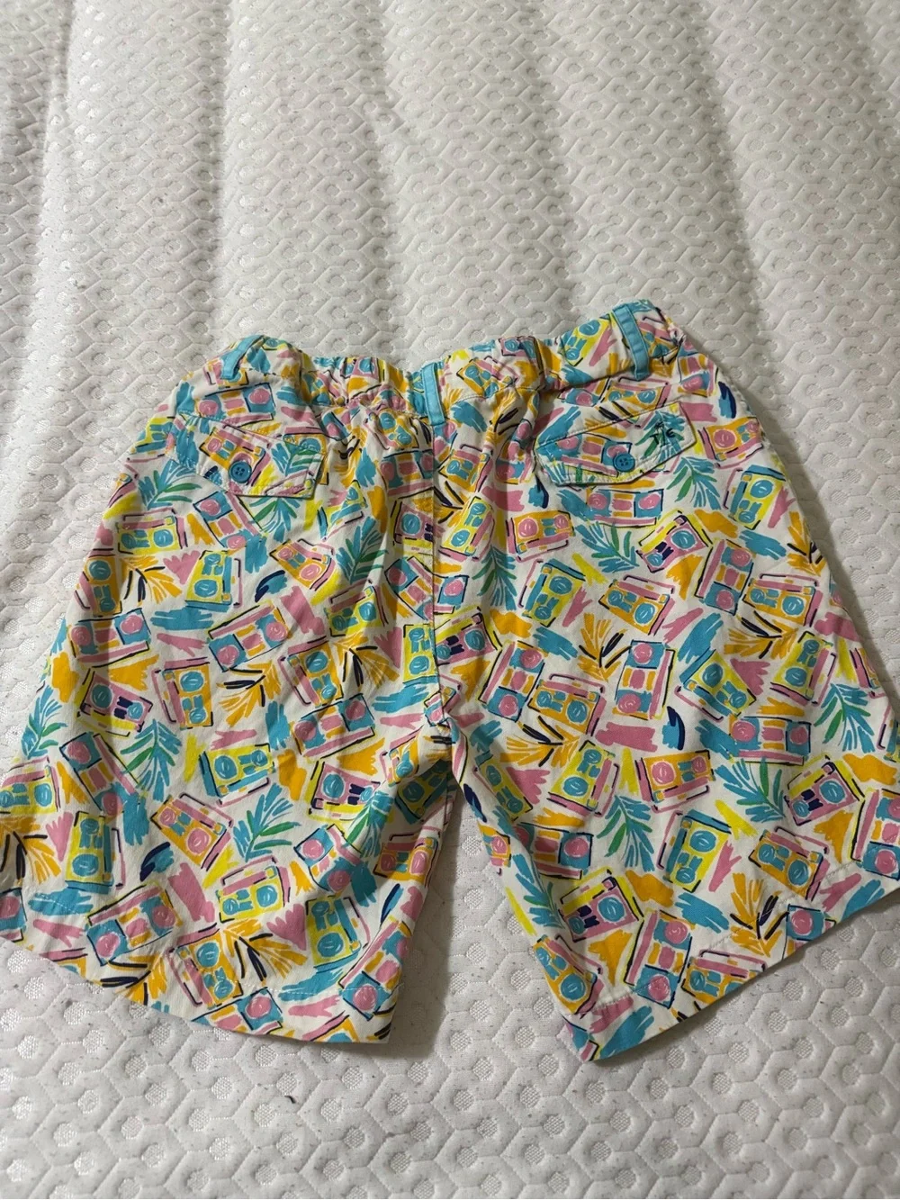 Tipsy elf Colorful Tropical Camera Print Shorts